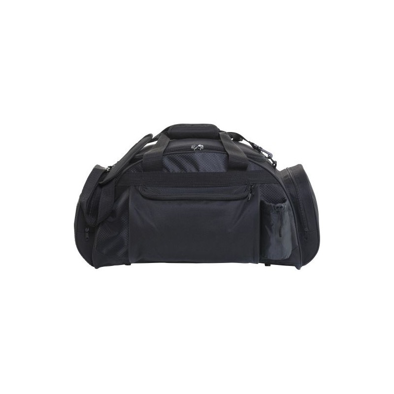 Sac de sport personnalisé en polyester - Ricardo, pratique pour vos activités Matières : polyester Couleurs : noir