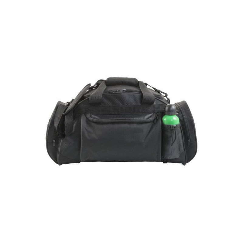 Sac de sport personnalisé en polyester - Ricardo, pratique pour vos activités Matières : polyester Couleurs : noir personnalisab
