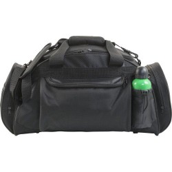 Sac de sport personnalisé en polyester - Ricardo, pratique pour vos activités Matières : polyester Couleurs : noir goodies publi