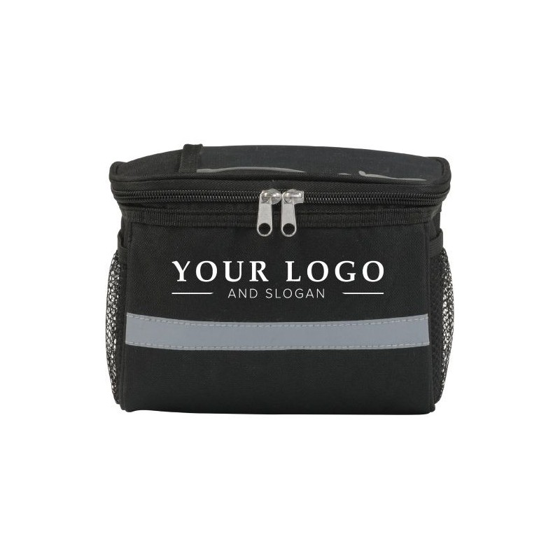 Sac isotherme  en polyester 600D Prisha Matières : polyester Couleurs : noir cadeau entreprise pas cher