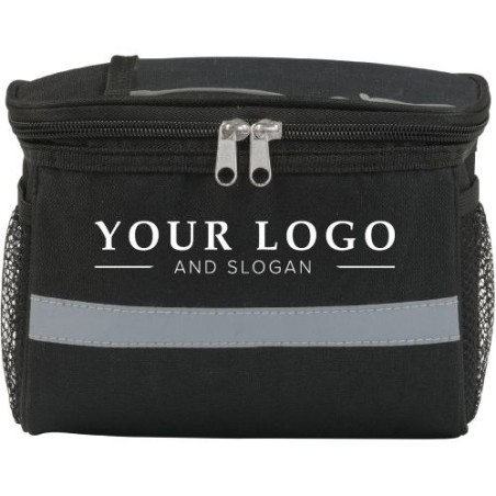 Sac isotherme  en polyester 600D Prisha Matières : polyester Couleurs : noir cadeau entreprise pas cher