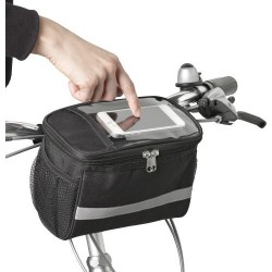 Sac isotherme  en polyester 600D Prisha Matières : polyester Couleurs : noir marquage laser ultra précis