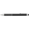 Stylo bille en aluminium personnalisé twist Oliver Matières : caoutchouc Couleurs : noir goodies entreprise design