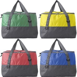 Sac isotherme pratique en polycanvas pas cher Carlos Matières : toile Couleurs : rouge marquage laser ultra précis