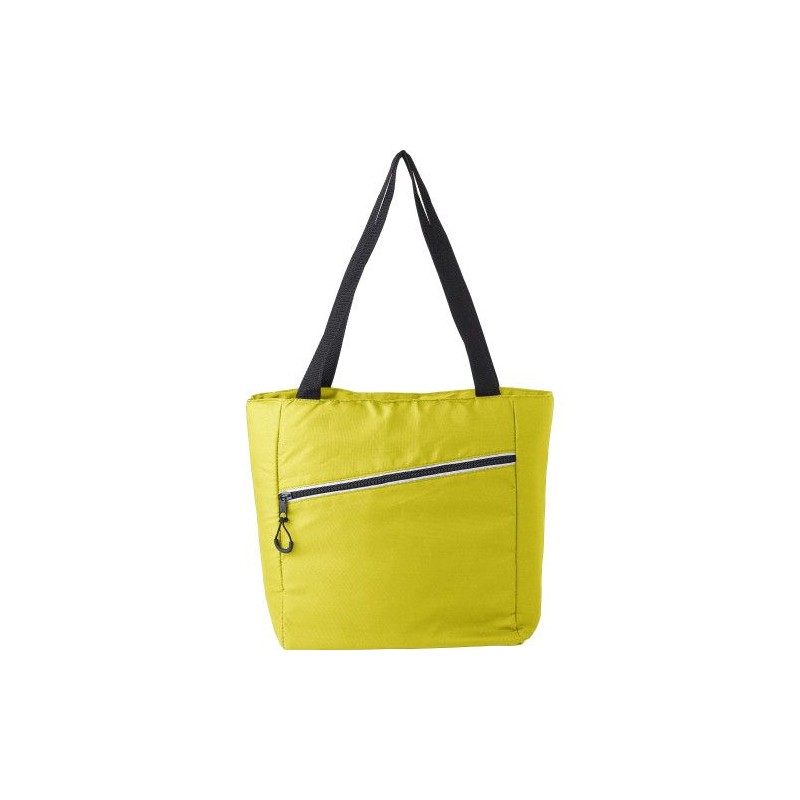 Sac isotherme personnalisable et publicitaire en pongée Judy Matières : pongée Couleurs : jaune