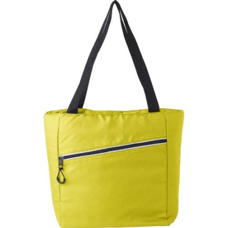 Sac isotherme personnalisable et publicitaire en pongée Judy Matières : pongée Couleurs : jaune