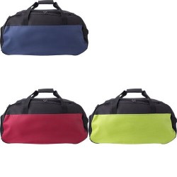 Sac de sport personnalisé en polyester Connor - Idéal pour vos activités à prix réduit Matières : polyester Couleurs : vert clai