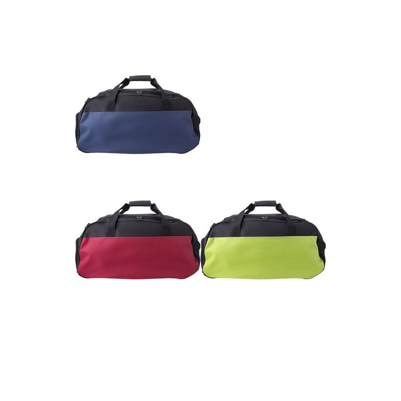 Sac de sport personnalisé en polyester Connor - Idéal pour vos activités à prix réduit Matières : polyester Couleurs : vert clai
