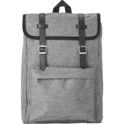 Sac à dos personnalisé en polyester pour sport et loisirs - Genevieve Matières : polyester Couleurs : gris
