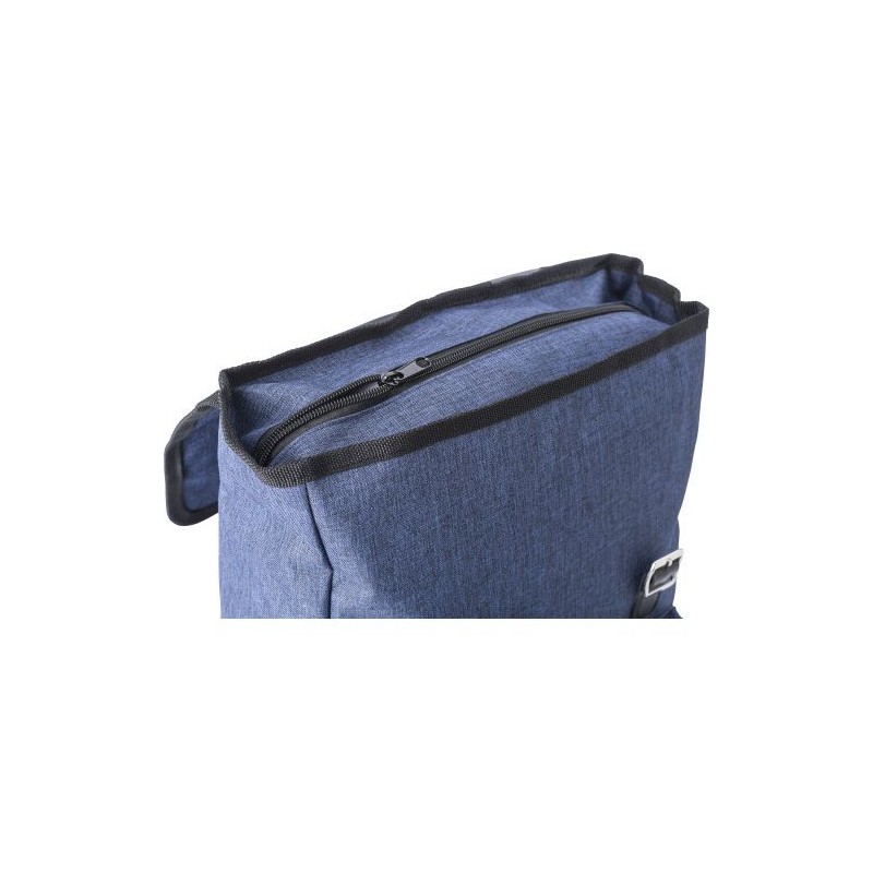 Sac à dos personnalisé en polyester pour sport et loisirs - Genevieve Matières : polyester Couleurs : gris marquage couleur écla
