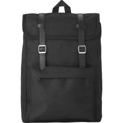 Sac à dos personnalisé en polyester pour sport et loisirs - Genevieve Matières : polyester Couleurs : noir cadeau entreprise pas