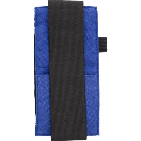 Etui zippé personnalisé et élégant adaptable sur carnet Dallas Couleurs : bleu cobalt objet promotionnel éco-responsable