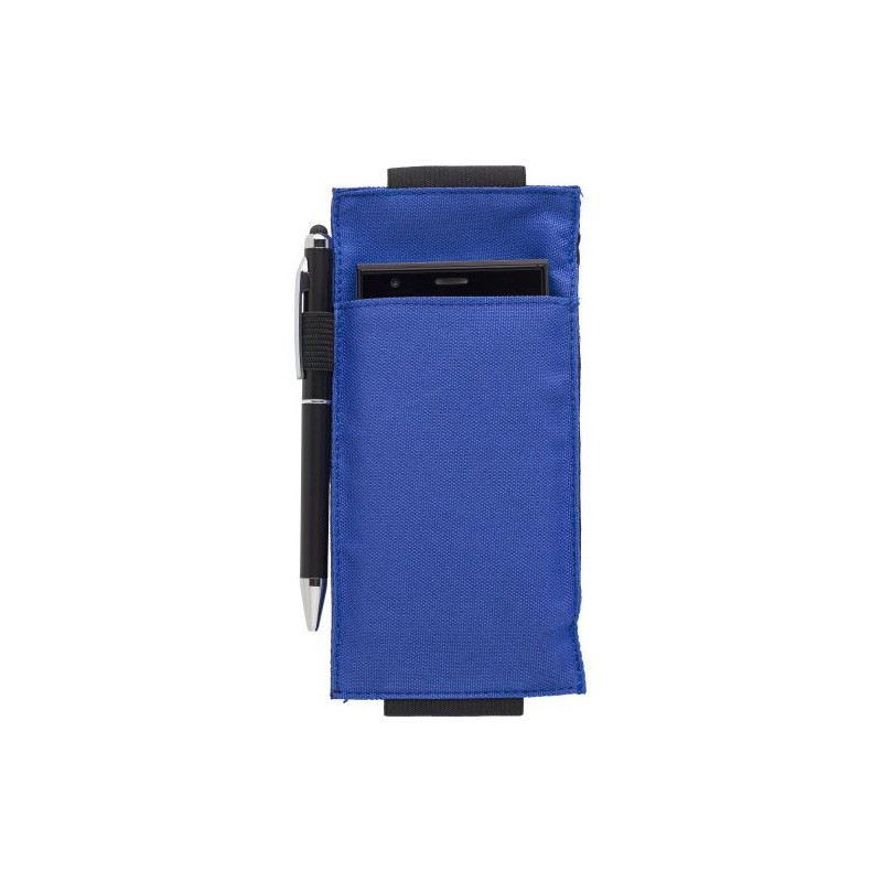 Etui zippé personnalisé et élégant adaptable sur carnet Dallas Couleurs : bleu cobalt goodies entreprise design