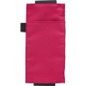 Etui zippé personnalisé et élégant adaptable sur carnet Dallas Couleurs : rouge personnalisable avec votre logo