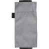 Etui zippé personnalisé et élégant adaptable sur carnet Dallas Couleurs : gris cadeau entreprise pas cher