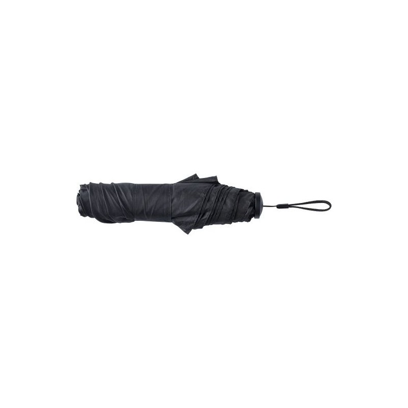 Parapluie pliable personnalisé élégant - Allegra Matières : pongée Couleurs : noir goodies publicitaire événementiel