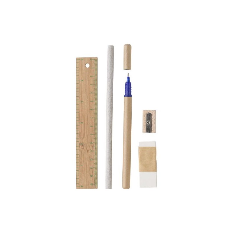 Set Écolier Personnalisable Éco-responsable - Idéal pour Entreprises Shai Matières : bois Couleurs : kaki personnalisable avec v