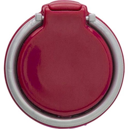 Porte-téléphone multifonctions personnalisé - Anneau pour smartphone Brandy Matières : plastique Couleurs : rouge