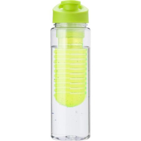 Gourde  de 700 ml en plastique Tritan personnalisable Jillian Matières : plastique Couleurs : vert citron cadeau entreprise pas 