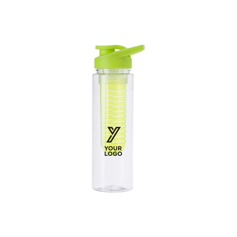 Gourde  de 700 ml en plastique Tritan personnalisable Jillian Matières : plastique Couleurs : vert citron impression logo haute 