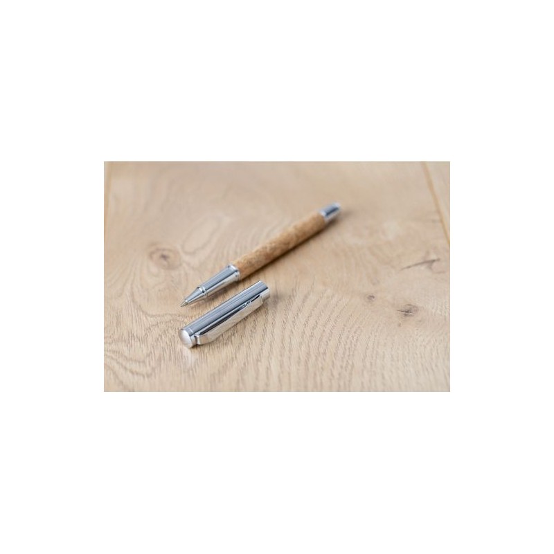 Parure de stylo bille et roller en liège Elmer
