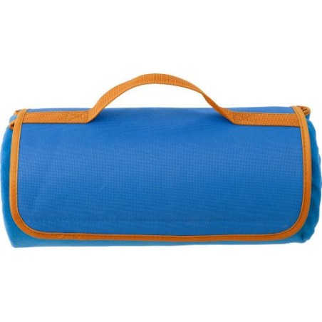 Nappe de pique-nique personnalisée en polyester - Danielle Matières : éponge Couleurs : bleu clair impression haute définition