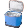 Sac isotherme auto-gonflable personnalisé 12L de confort pas cher Aleah Matières : polyester Couleurs : bleu clair marquage lase
