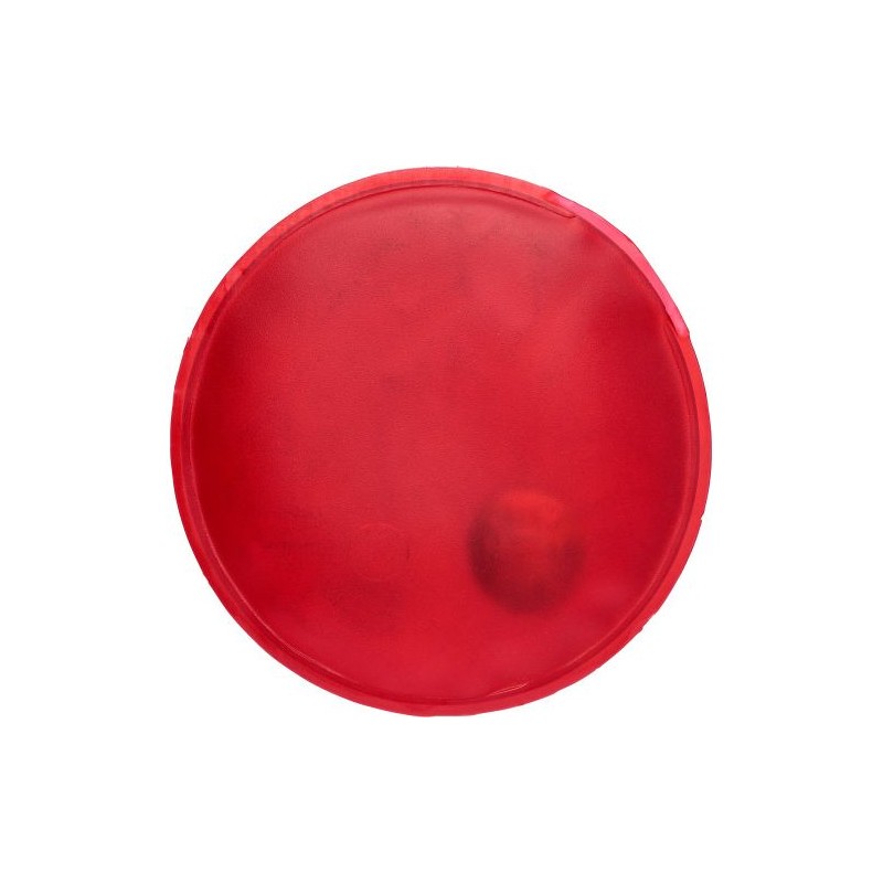 Chaufferette de poche personnalisée pas cher - Carina Matières : métal Couleurs : rouge personnalisable avec votre logo