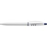 Stylo à bille publicitaire personnalisable en plastique Matières : nickel Couleurs : blanc cadeau entreprise pas cher