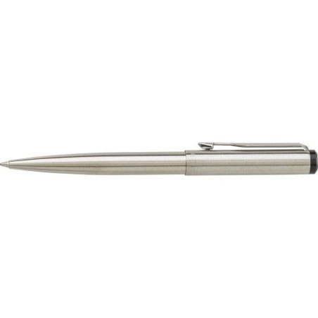 Stylo à bille luxe publicitaire 'Vector' Matières : métal Couleurs : argenté personnalisable avec votre logo
