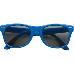 Lunettes de soleil personnalisées en plastique avec protection UV 400 Kenzie Matières : Polycarbonate (PC) Couleurs : bleu