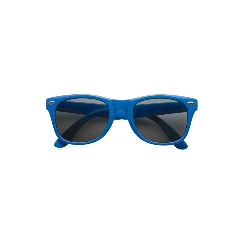 Lunettes de soleil personnalisées en plastique avec protection UV 400 Kenzie Matières : Polycarbonate (PC) Couleurs : bleu