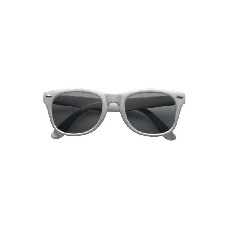 Lunettes de soleil personnalisées en plastique avec protection UV 400 Kenzie Matières : Polycarbonate (PC) Couleurs : argenté ob