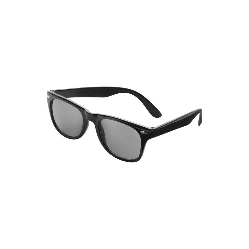 Lunettes de soleil personnalisées en plastique avec protection UV 400 Kenzie Matières : Polycarbonate (PC) Couleurs : argenté ma