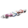 Lunettes de soleil personnalisées en plastique avec protection UV 400 Kenzie Matières : Polycarbonate (PC) Couleurs : argenté go
