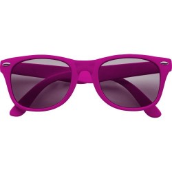 Lunettes de soleil personnalisées en plastique avec protection UV 400 Kenzie Matières : Polycarbonate (PC) Couleurs : rose cadea