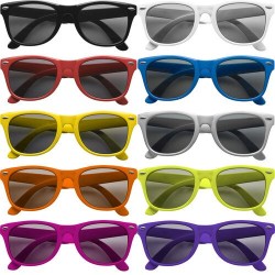 Lunettes de soleil personnalisées en plastique avec protection UV 400 Kenzie Matières : Polycarbonate (PC) Couleurs : rouge obje