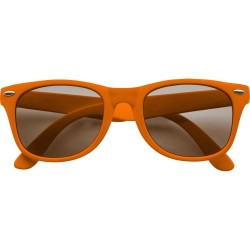 Lunettes de soleil personnalisées en plastique avec protection UV 400 Kenzie Matières : Polycarbonate (PC) Couleurs : orange imp