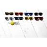 Lunettes de soleil personnalisées en plastique avec protection UV 400 Kenzie Matières : Polycarbonate (PC) Couleurs : orange goo