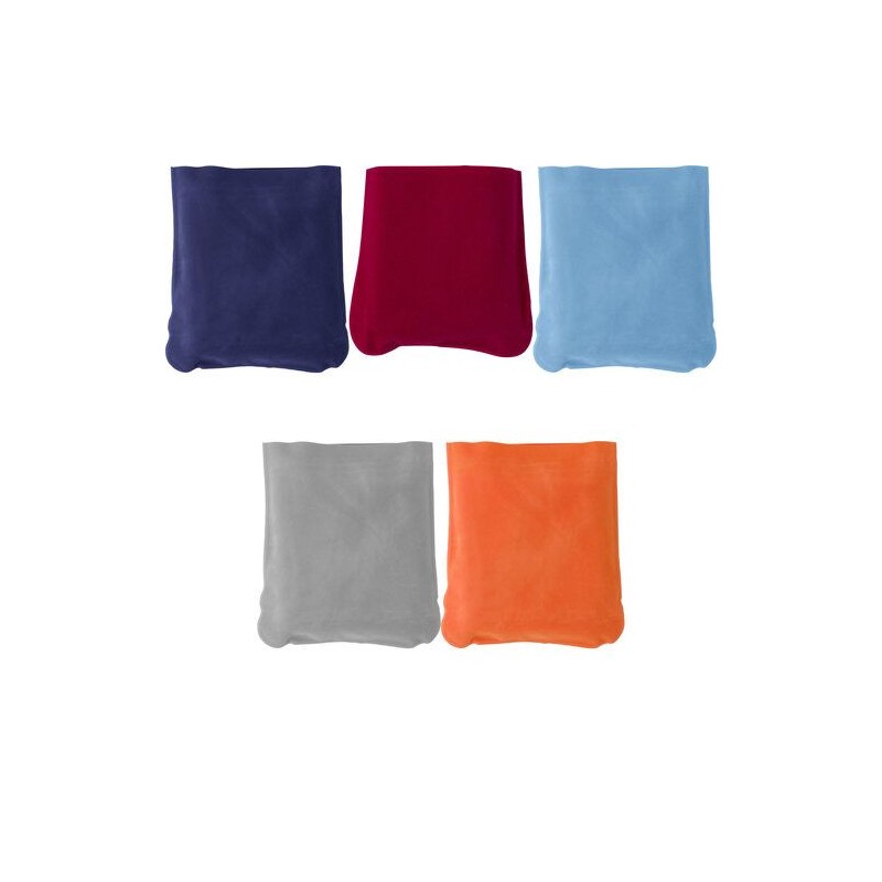 Repose-tête gonflable personnalisé pour voyage - Stanley Matières : coton Couleurs : orange personnalisation rapide en France