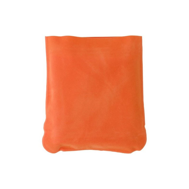 Repose-tête gonflable personnalisé pour voyage - Stanley Matières : coton Couleurs : orange impression logo haute qualité