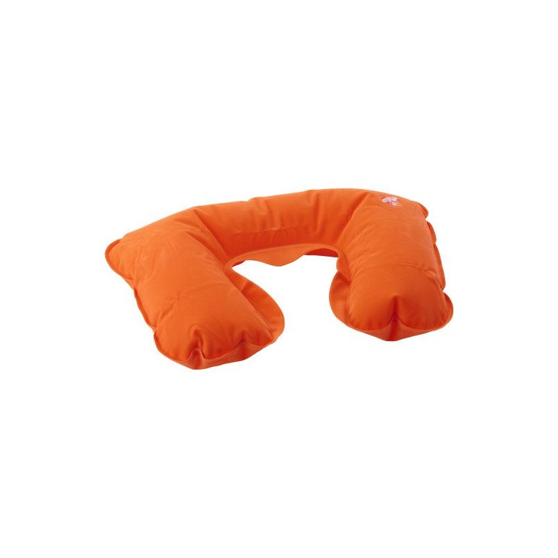 Repose-tête gonflable personnalisé pour voyage - Stanley Matières : coton Couleurs : orange impression haute définition