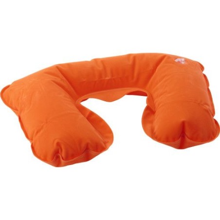 Repose-tête gonflable personnalisé pour voyage - Stanley Matières : coton Couleurs : orange impression haute définition