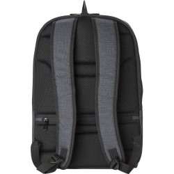 Sac à dos personnalisé porte-ordinateur en PVC avec USB Romy Matières : PVC Couleurs : noir 2