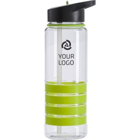 Gourde Éco-responsable 700 ml en Plastique - Adelaide Matières : plastique Couleurs : vert citron personnalisation sur mesure
