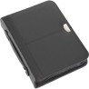 Porte-documents classeur A4 en cuir reconstitué personnalisé Lilo Matières : synderme Couleurs : noir cadeau entreprise pas cher