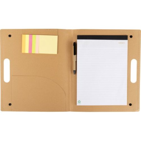 Conférencier Éco-responsable et Personnalisé A4 en Carton - Keisha Matières : papier Couleurs : brun goodies publicitaire événem