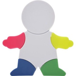 Surligneur  en plastique pour bureau Ella Matières : plastique Couleurs : blanc cadeau entreprise pas cher