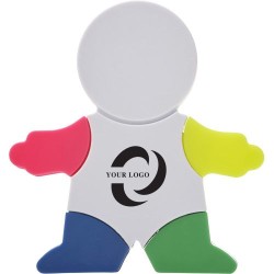 Surligneur  en plastique pour bureau Ella Matières : plastique Couleurs : blanc goodies publicitaire événementiel