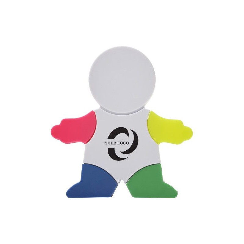 Surligneur en plastique Ella - Multicolore et Pratique